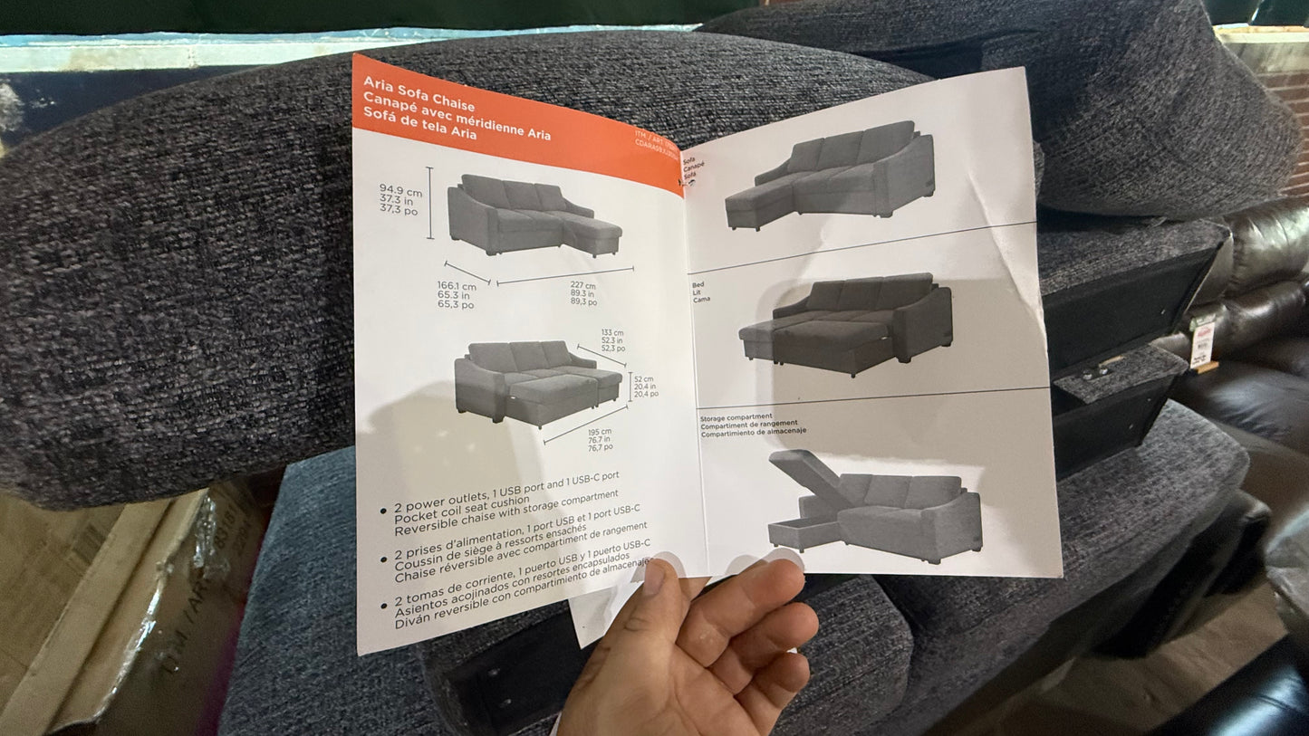 ARIA SLEEPER SECTIONAL