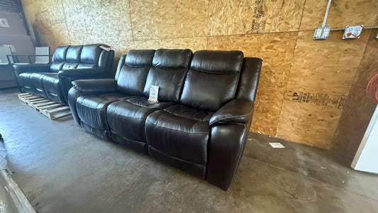 Harvey Leather Power Reclining Sofa