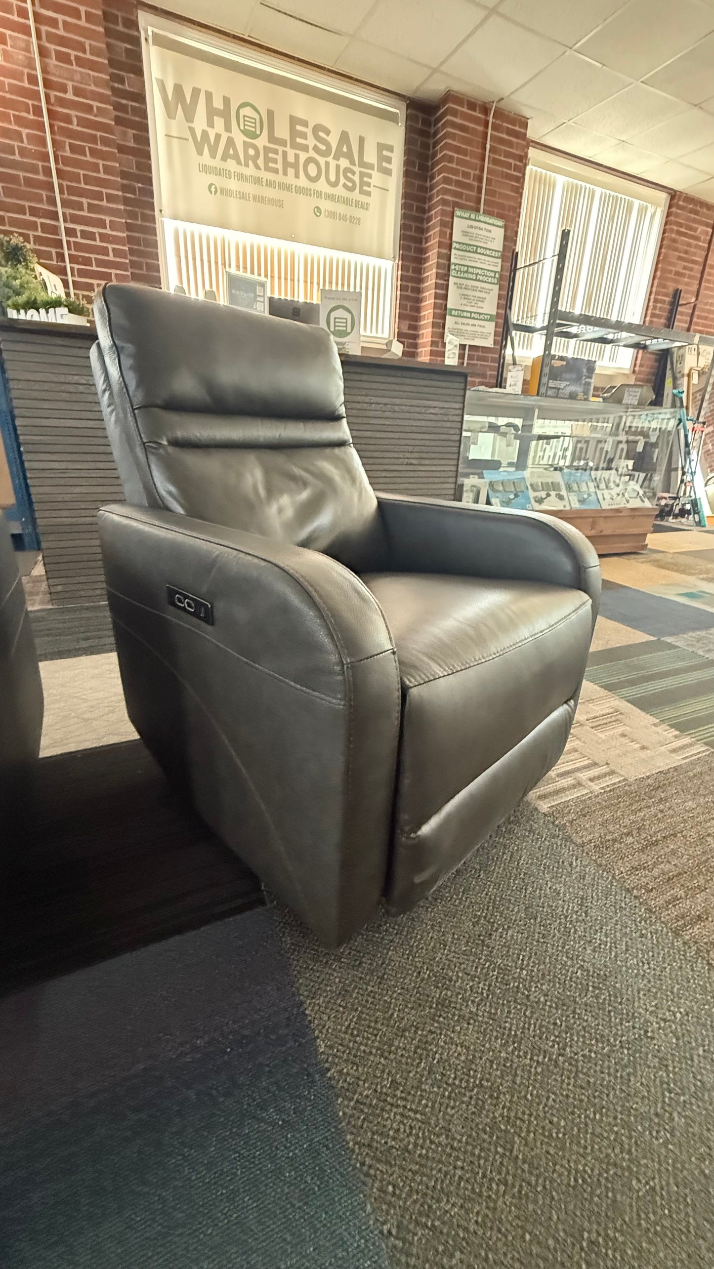 Aldryn Leather Power Recliner
