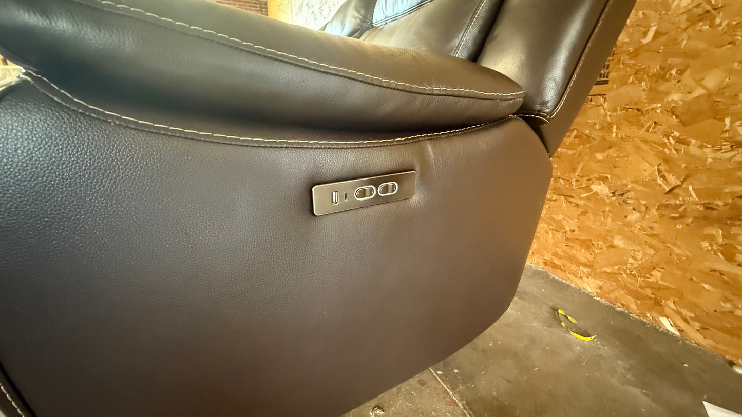 Harvey Leather Power Reclining Sofa